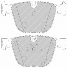 FSL1672 FERODO Комплект тормозных колодок, дисковый тормоз