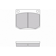 12-0112 E.T.F. Комплект тормозных колодок, дисковый тормоз