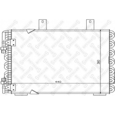 10-45047-SX STELLOX Конденсатор, кондиционер
