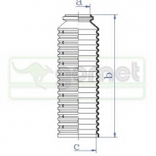 1129816 GOMET Защитный колпак / пыльник, амортизатор