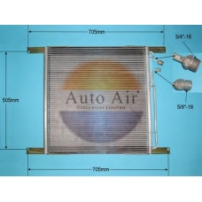 16-9765 AUTO AIR GLOUCESTER Конденсатор, кондиционер