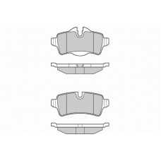 12-1305 E.T.F. Комплект тормозных колодок, дисковый тормоз