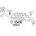 01.95400 MTS Глушитель выхлопных газов конечный