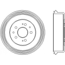 MBD114 MINTEX Тормозной барабан