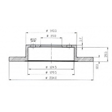 BDC3820 QUINTON HAZELL Тормозной диск