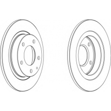 DDF524-1 FERODO Тормозной диск