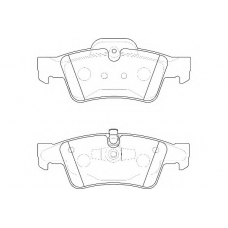WBP23923A WAGNER LOCKHEED Комплект тормозных колодок, дисковый тормоз