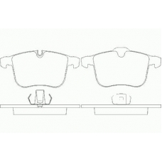 P 59 046 BREMBO Комплект тормозных колодок, дисковый тормоз