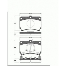 1501223211 S.b.s. Комплект тормозных колодок, дисковый тормоз