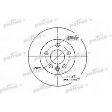 PBD1596 PATRON Тормозной диск
