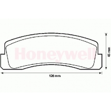571265S STOP Комплект тормозных колодок, дисковый тормоз