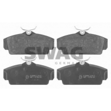 82 91 6388 SWAG Комплект тормозных колодок, дисковый тормоз