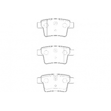 WBP24260A WAGNER LOCKHEED Комплект тормозных колодок, дисковый тормоз