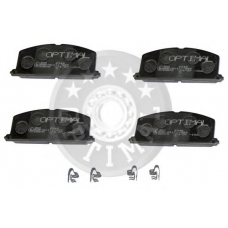 9348 OPTIMAL Комплект тормозных колодок, дисковый тормоз