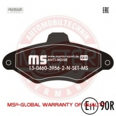 13046039562N-SET-MS MASTER-SPORT Комплект тормозных колодок, дисковый тормоз