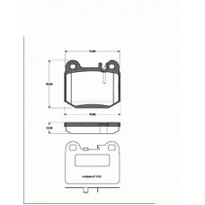 1501223350 S.b.s. Комплект тормозных колодок, дисковый тормоз