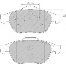 FSL1441 FERODO Комплект тормозных колодок, дисковый тормоз