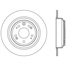 BDR2551.10 OPEN PARTS Тормозной диск