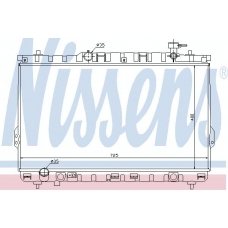 67029 NISSENS Радиатор, охлаждение двигателя