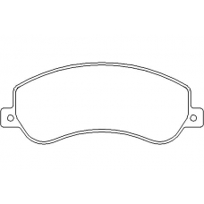 MDK0238 MINTEX Комплект тормозов, дисковый тормозной механизм