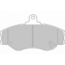 FD6697V NECTO Комплект тормозных колодок, дисковый тормоз