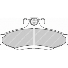 FSL1336 FERODO Комплект тормозных колодок, дисковый тормоз