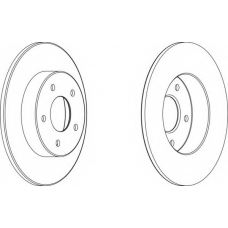 DDF1383C FERODO Тормозной диск