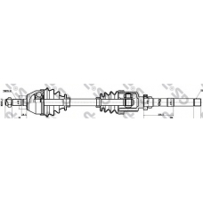 245066 GSP Приводной вал