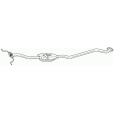 74407 SIGAM Средний глушитель выхлопных газов