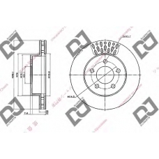 BD1697 DJ PARTS Тормозной диск