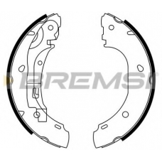 GF0186 BREMSI Комплект тормозных колодок