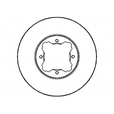 NBD511 NATIONAL Тормозной диск