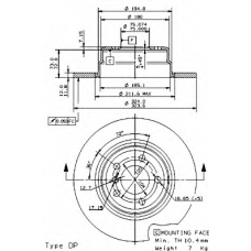 14848 AP Тормозной диск
