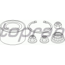 108 320 TOPRAN Комплект подшипника ступицы колеса