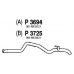 P3725 FENNO Труба выхлопного газа