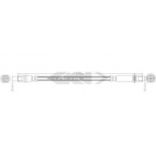 339376 SPIDAN Тормозной шланг