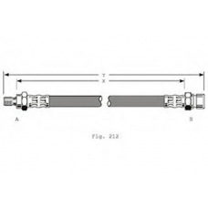 PHB311 TRW Тормозной шланг