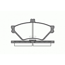 2574.00 ROADHOUSE Комплект тормозных колодок, дисковый тормоз