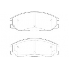 WBP23569A WAGNER LOCKHEED Комплект тормозных колодок, дисковый тормоз