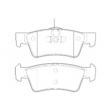 WBP23467A WAGNER LOCKHEED Комплект тормозных колодок, дисковый тормоз