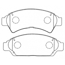 PN-1259 JNBK Колодки тормозные