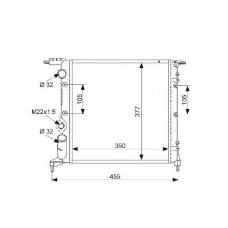 QER1553 QUINTON HAZELL Радиатор, охлаждение двигателя