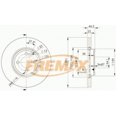BD-8570 FREMAX Тормозной диск