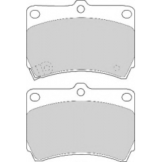FD6533A NECTO Комплект тормозных колодок, дисковый тормоз