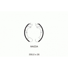 6.061 PEX Комплект тормозных колодок