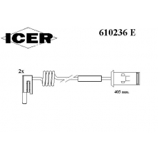 610236 E ICER Сигнализатор, износ тормозных колодок