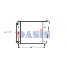 040290N AKS DASIS Радиатор, охлаждение двигателя