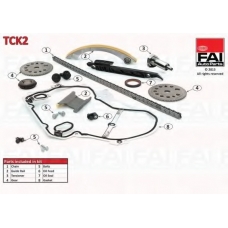 TCK2 FAI AutoParts Комплект цели привода распредвала