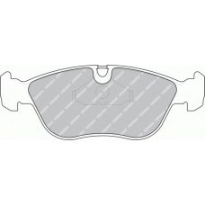 FQT1285 FERODO Комплект тормозных колодок, дисковый тормоз