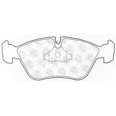 BP738 QH Benelux Комплект тормозных колодок, дисковый тормоз